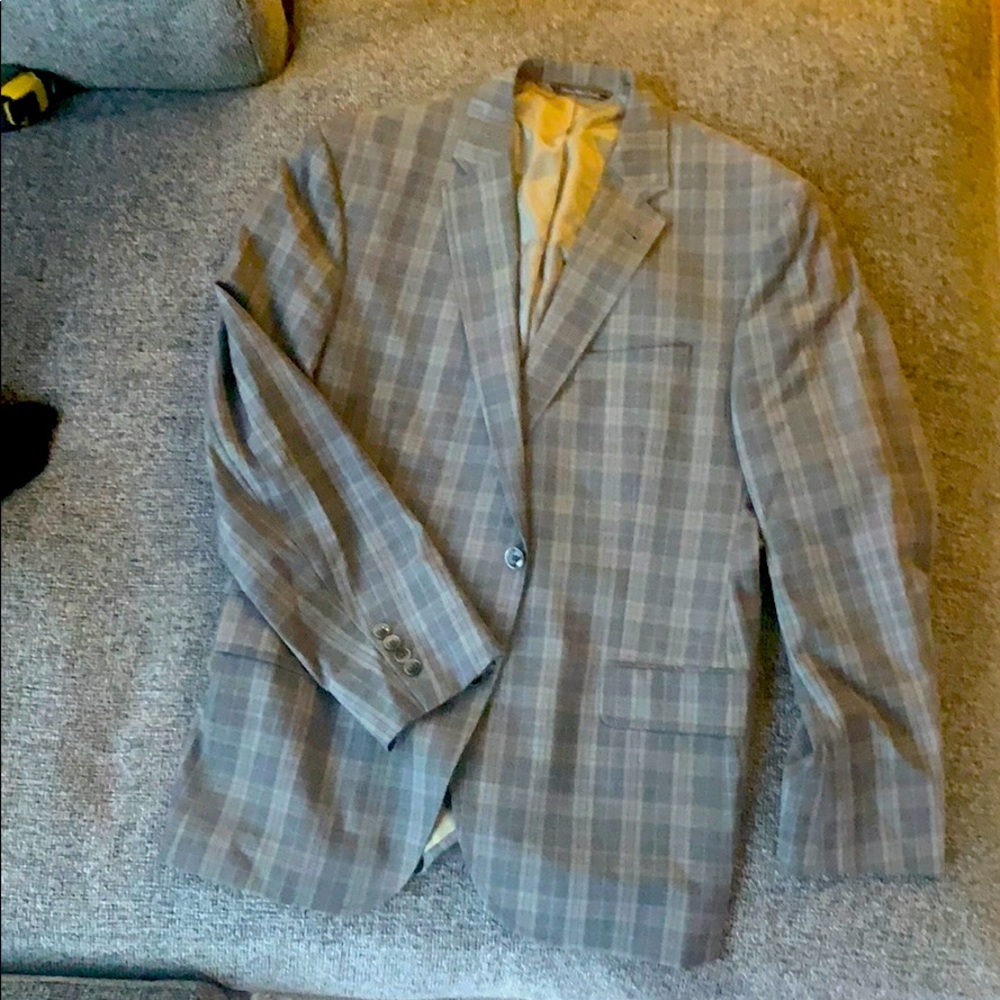 Olive and gray sport coat